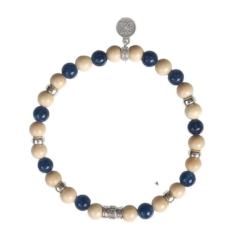 Bracciale Gerba Da Uomo Stone George 759 con Paesina, Agata, Argento 925