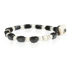 Bracciale Gerba Uomo Strange Stone 09 Onice e Argento 925