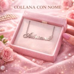 Collana con nome in Acciao 316L per  uomo donna