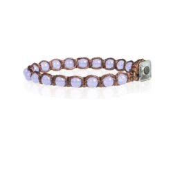 Bracciale Gerba Ahora 46 Agata viola e Argento 925