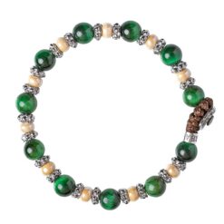 Bracciale Gerba Lab 166 Occhio di Tigre, ceramenica e Argento 925