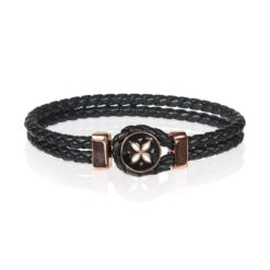 Bracciale Gerba My Flowers 05 in Pelle e Argento 925