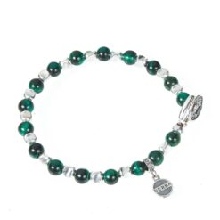 Bracciale Gerba Unisex Sun 13 con Occhio di Tigre e Unisex Argento 925