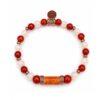 Bracciale Gerba Elastic Chantal 703 Agata, Corniola e Argento 925