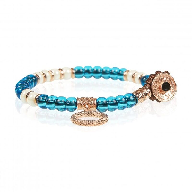 Bracciale Gerba Collezione Murrina Aquamarina e Argento 925