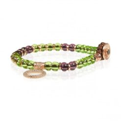 Bracciale Gerba Collezione Murrina Verde e Argento 925