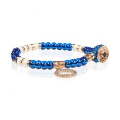 Bracciale Gerba Collezione Murrina Blu e Argento 925