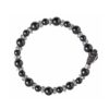 Bracciale Gerba Lab 168 Onice e Argento 925