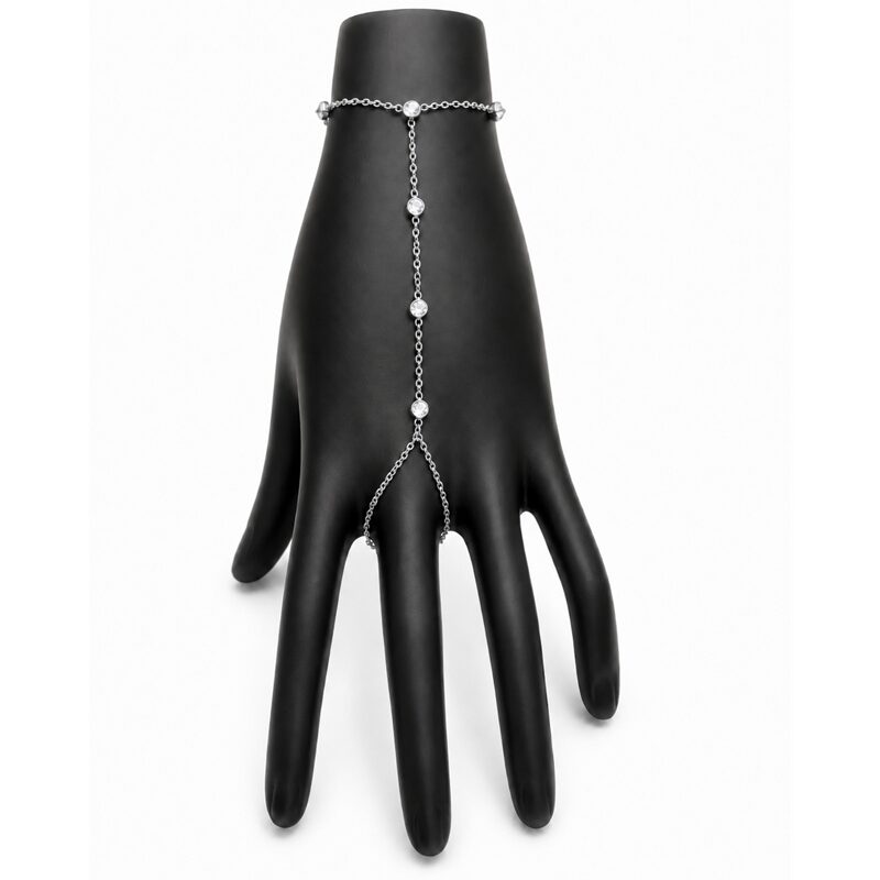 Bracciale baciamano - Filo di Luce con Zirconi - immagine 5